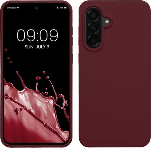 Miniatura 190 de kwmobile Funda Compatible con Samsung Galaxy A14 5G - Funda de teléfono de TPU y silicona con acabado suave - Verde Lima