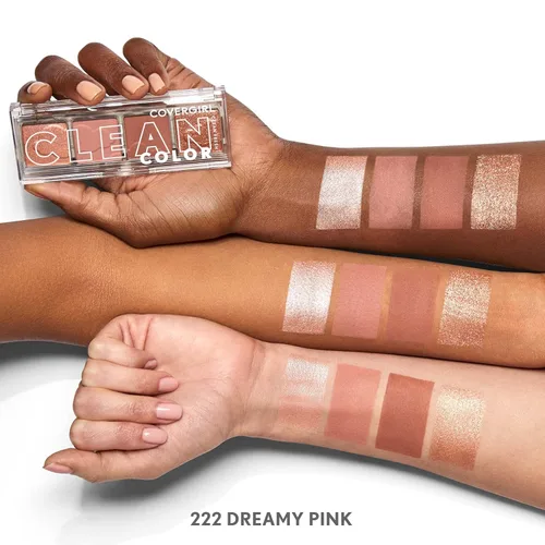 Miniatura 5 de COVERGIRL Clean Fresh Color Clean Sombra de ojos Dreamy Pink 222 Rosa de ensueño