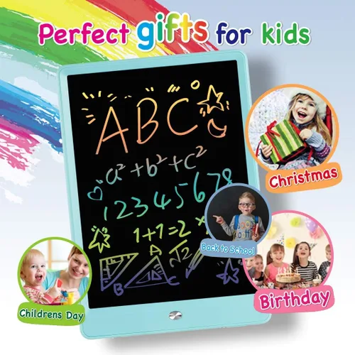 Miniatura 6 de ORSEN Tableta de escritura LCD de 10 pulgadas para niños, almohadilla de dibujo colorida y juguete educativo, regalo para niños y niñas de 3 a 6 años