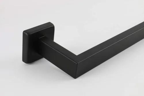 Miniatura 4 de TocTen Toallero de Baño - Base Cuadrada Engrosada SUS304 Barra de Toallas de Acero Inoxidable para Baño, Accesorios de Baño Varilla de Toallas