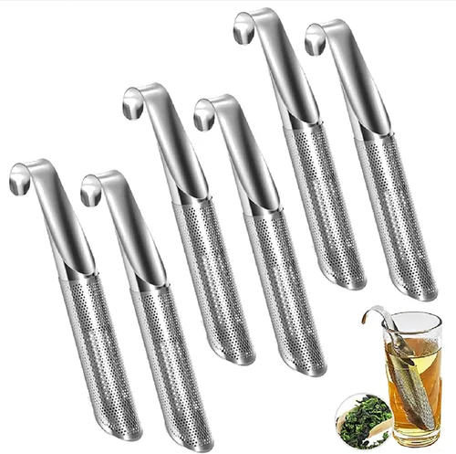 Miniatura 7 de Coladores de té para té suelto, difusor de té de acero inoxidable mejorado, infusores de té de malla extrafina para té suelto, infusor de té