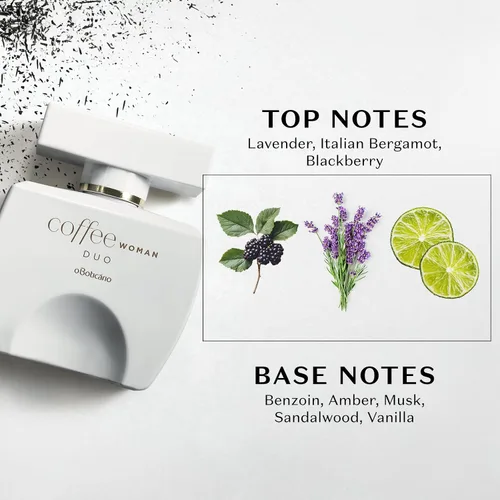 Miniatura 4 de O BOTICARIO Coffee Duo - Eau de Toilette de larga duración, Woody, perfume de fragancia de café para mujer, 3.4 onzas