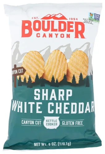 Miniatura 36 de Boulder Canyon, papas fritas Canyon Cut con aceite de aguacate, sal y pimienta, 5.25 onzas