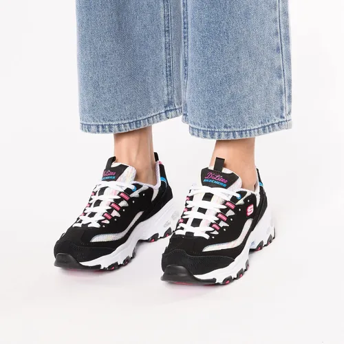 Miniatura 2 de Skechers D'Lites-Life Saver - Tenis de espuma viscoelástica con cordones para mujer