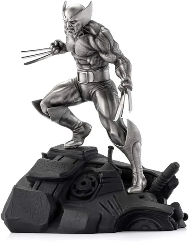 Miniatura 5 de Royal Selangor Estatua victoriosa de Wolverine de edición limitada de peltre de la colección Marvel acabada a mano