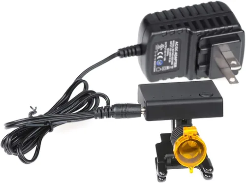 Miniatura 4 de NSKI Linterna frontal LED de 3 W con filtro, tipo clip de plástico para lupas