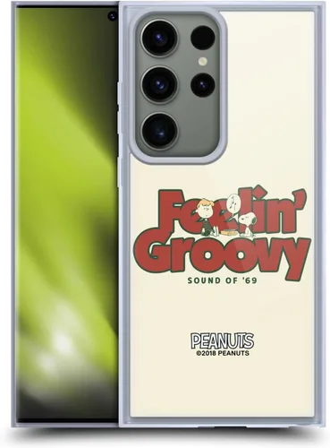 Miniatura 186 de Head Case Designs Funda de gel Woodstock 50th con licencia oficial de Peanuts Snoopy Guitar 1969 [protección de grado militar] compatible
