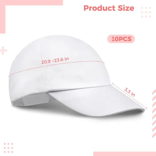 Miniatura 2 de B bangcool DIY Kids Baseball Caps Sombreros - Blanco DIY Pintura Creativa Poliéster Sun Hat Sports Cap para niños