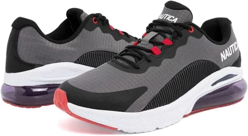 Miniatura 6 de Nautica Tenis deportivos para hombre Air Cushion con cordones Calzado deportivo ligero y cómodo para uso diario y entrenamiento de fitness