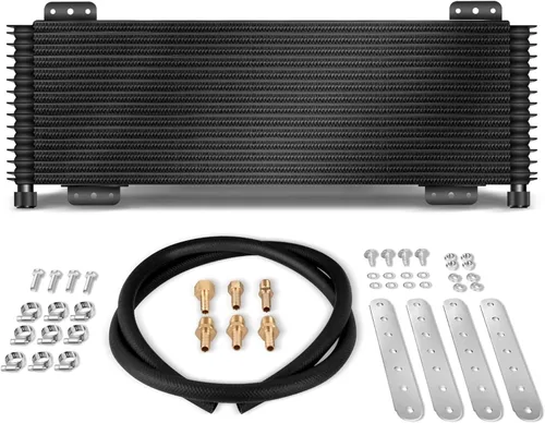 LPD47391 Enfriador de aceite de transmisión de baja presión de 40k compatible con Tru Cool Heavy Duty 40,000 GVW Max Trans Cooler con hardware de