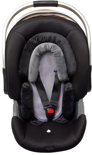 Miniatura 10 de Pro Goleem Soporte para la cabeza del asiento de coche para bebé, suave inserto para asiento de coche infantil, soporte para la cabeza del asiento