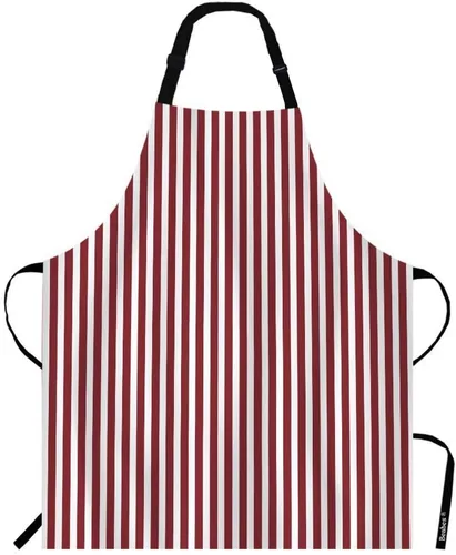 Miniatura 13 de Delantal de cocina a cuadros azul claro delantal babero para chef restaurante hogar, Multi-001