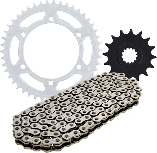 NICHE Combo de cadena de piñón de transmisión para Yamaha FZ6R Diversion XJ6 delantero 16 trasero 46 dientes 520NZ estándar 118 enlaces