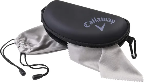 Miniatura 3 de Callaway Gafas de sol Atlas Golf para hombre, color negro con lente azul