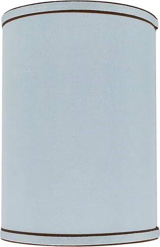 Miniatura 2 de Aspen Creative 31019A - Pantalla de lámpara de construcción de araña con forma de tambor de tapa dura de transición (cilindro) en azul claro, 8