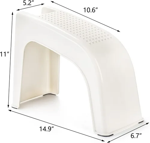 Miniatura 4 de Hedume Paquete de 2 reposapiés de ducha, soporte para pedicura fácil, taburete de ducha para afeitarse piernas, baño, manicura, antideslizante