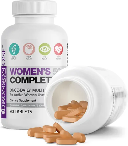 Miniatura 4 de Bronson ONE Daily Multivitamínico Multimineral Completo 50+ para mujer, 90 tabletas