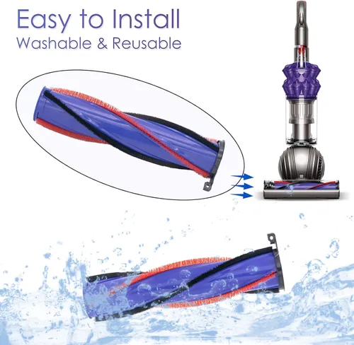 Miniatura 6 de ilovelife Rodillo de repuesto de piezas de vacío para Dyson DC50 Brushroll #964705-01, morado, solo se adapta a DC50 Allergy, DC50 Animal y DC50