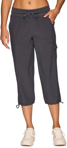 Miniatura 48 de RBX - Pantalón capri deportivo con cordón,ligero, con bolsillos y estilo cargo, para mujer