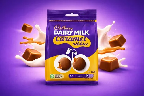 Miniatura 3 de Cadbury Bocadillos de caramelo de leche láctea, 3.53 oz, paquete de 6