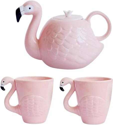 Miniatura 8 de JointVictory Taza de café de flamenco rosa de 15 onzas, taza de flamenco, regalo de Navidad y cumpleaños para mujeres, esposa, día de la madre