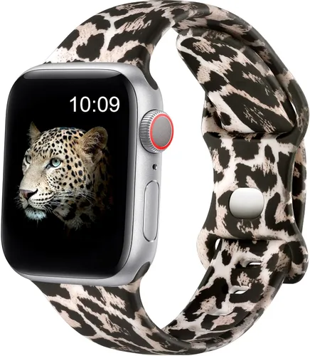 Easuny - Compatible con correa de reloj de 38 mm, 40 mm, 41 mm, 42 mm, 44 mm, 45 mm y 49 mm para mujeres, correa deportiva de silicona suave con