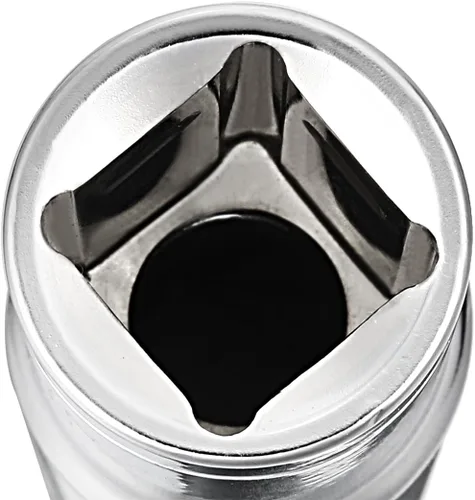 Miniatura 5 de uxcell 1/2 pulgada Drive 0.315 in 6-Point Deep Socket, métrico, Cr-V (pulido)