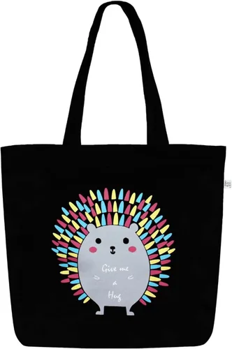 Miniatura 13 de Ecoright Bolsa de lona estética para mujer, bolsa grande con cremallera y bolsillo, bolsa de mano para mujer, para yoga, trabajo, playa