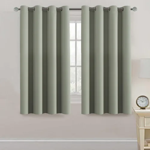Miniatura 128 de H.VERSAILTEX - Cortinas blackout con aislamiento térmico y ojales en la parte superior, para patios, puertas correderas y división de habitaciones