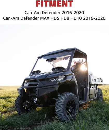 Miniatura 9 de A & UTV PRO Defender - Kit de luces traseras LED, montaje de luces traseras de freno trasero para 2016-2025 Can Am Defender MAX HD5 HD8 HD9 HD10