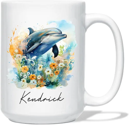 Miniatura 8 de Taza de café de oso – Regalo personalizado para amantes, taza de té de animales salvajes con flores, regalo de cerámica personalizado para amantes