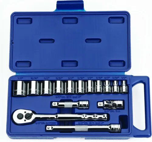 Miniatura 2 de Williams JHW50666 Juego de herramientas de 47 piezas de 3/8 pulgadas con estuche compacto, 6 y 12 puntos SAE y métrico