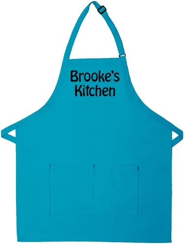Miniatura 6 de Hecho en los EE. UU. Delantal Premium Bordado Personalizado para Adultos para Hombres Mujeres Día de los Padres Día de las Madres Cocina Barbacoa