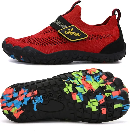UBFEN Zapatos de agua para niños y niñas, de secado rápido, ligeros, calcetines acuáticos para niños pequeños y grandes, zapatos de natación