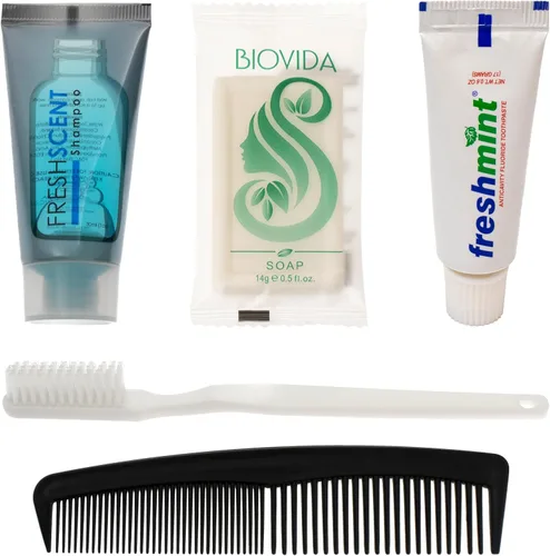 Miniatura 12 de Moda West 24 kits – Caja a granel de artículos de tocador de lujo al por mayor de artículos de tocador esenciales para hombres, mujeres, viajes