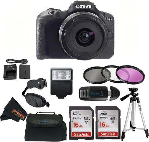Miniatura 10 de Canon Cámara sin espejo EOS R100, montaje RF, solo cuerpo (renovado)