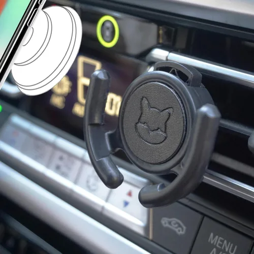 Miniatura 9 de Soporte de montaje de ventilación para automóvil, compatible con Popsocket, soporte de automóvil hecho para agarres de enchufe pop, soporte plegable