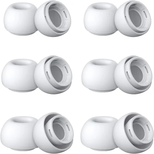 Miniatura 8 de AirPods Pro y AirPods Pro 2 - Almohadillas de silicona para reducir el ruido con ajuste seguro y bolsa de plástico de almacenamiento portátil