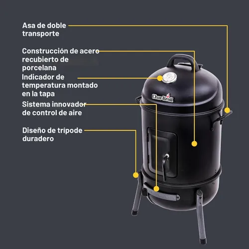 Miniatura 4 de Char-Broil - Ahumador compensado