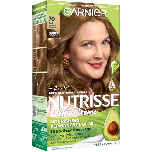 Miniatura 30 de Garnier Nutrisse - Tinte en crema nutritiva para el cabello, 30 marrón oscuro (Sweet Cola), tinte permanente para el cabello, 2