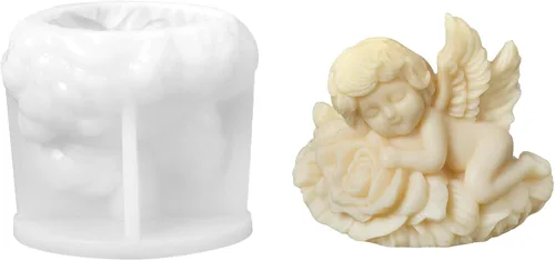 Miniatura 17 de Molde de vela fantasma, molde de silicona de fundición de resina de Dios de la Muerte para bricolaje, velas de aromaterapia, cera de yeso