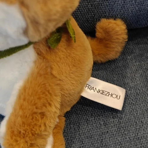 Miniatura 3 de FRANKIEZHOU Peluche Shiba Inu, animal de peluche de 10 pulgadas, marrón claro, juguete suave para niños, perro de peluche, almohada de abrazo