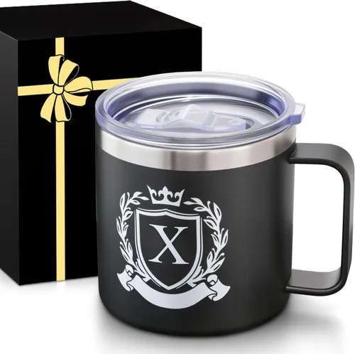 Miniatura 10 de MNZZ Taza de Café Aislada Personalizada de 14 Oz de Acero Inoxidable a Prueba de Fugas Taza de Agua Grande Pesada Taza Cafe Accesorios de Viaje