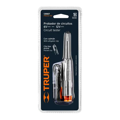 Miniatura 4 de TRUPER PROCO-14X 5 1/2" Probador de circuito de CC