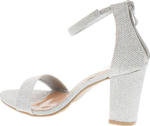 Miniatura 3 de TOP Moda Gallery-45 Sandalias de tacón alto para mujer, para vestido de fiesta