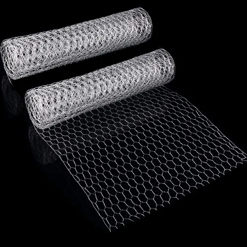 Miniatura 11 de SATINIOR 2 láminas de malla de gallinero para trabajos artesanales, malla de alambre hexagonal galvanizada (verde, 13.7 x 160 pulgadas)