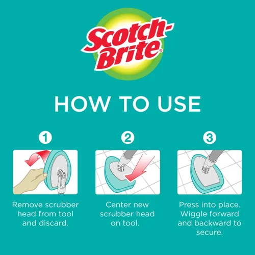Miniatura 4 de Scotch-Brite - Repuestos de esponja para bañera y azulejo sin rayones, (Paquete de 6)