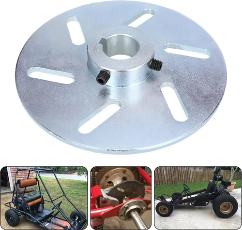 Miniatura 4 de GREHUA Kit de Frenos para Go Kart Compatible con Yerf-Dog Manco 9598 9597 ASW Bristers Airheart MB-1, Pinza de Freno de Disco Mecánica con Soporte