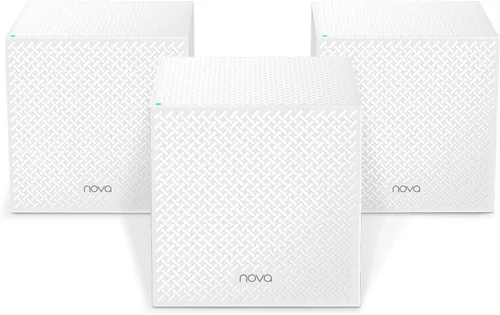 Tenda Nova Mesh WiFi System MW12 - Cubre hasta 4000 pies cuadrados - Sistema de malla WiFi AC2100 de tres bandas para todo el hogar - Enrutador de