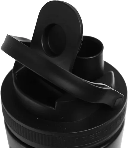 Miniatura 6 de 5% Nutrition Rich Piana Ice Shaker con logotipo en relieve, aislado al vacío para calor y frío, construcción duradera de acero inoxidable, 26 onzas